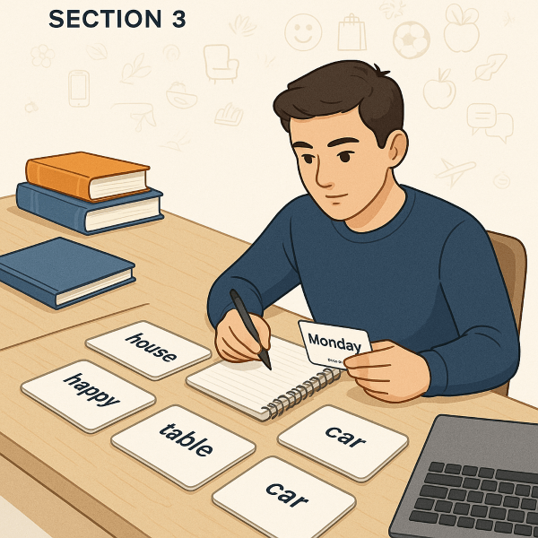 Vocabulary سطح A1 انگلیسی: بخش سوم